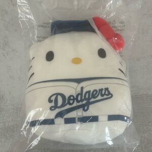 Hello Kitty 2025 Dodgers Blue and Red Plush